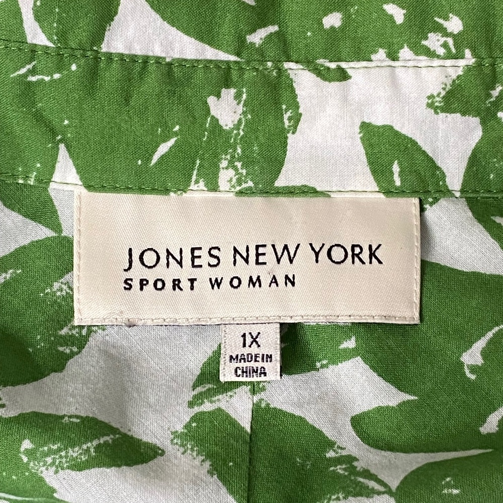 Jones New York Sport Woman Cotton Shirt Size 1X - Picture 5 of 6